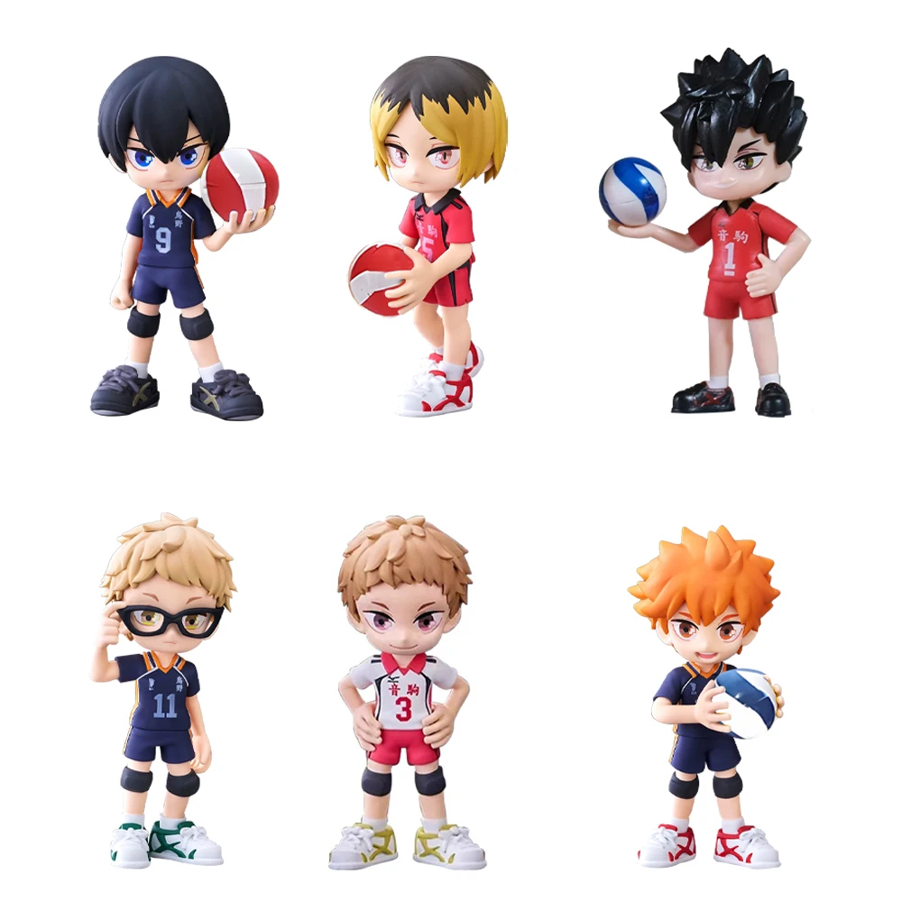 

Anime Shoyo Hinata Figure Tobio Kageyama Action Figure Kuroo Tetsurou PVC model desktop ornaments Collection child toy Gifts 9cm