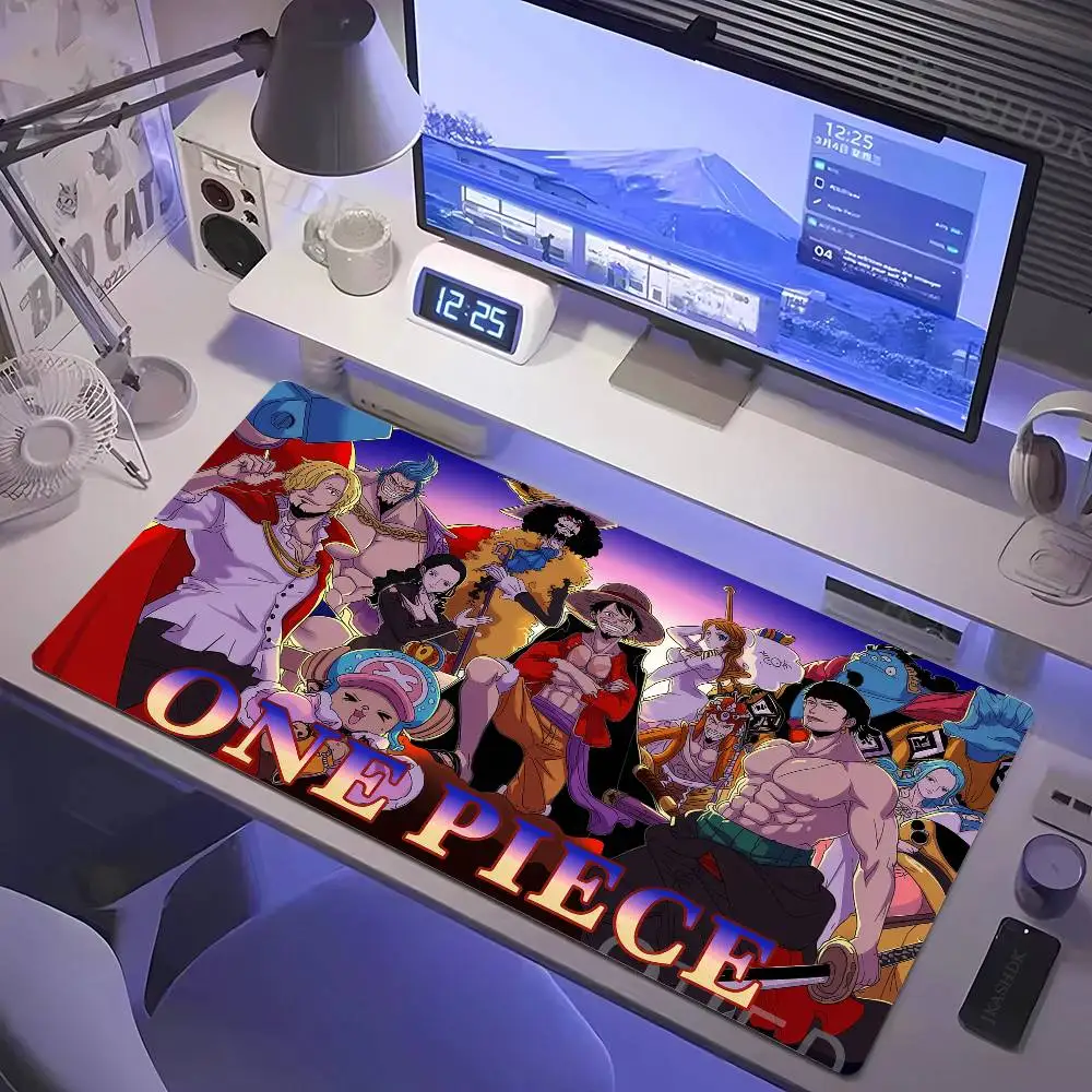 Alfombrilla de ratón de One Piece Anime/Manga (Robin, Luffy, Zoro, Sanji, Nami, Law) — Alfombrilla para teclado de computadora, accesorio para juegos