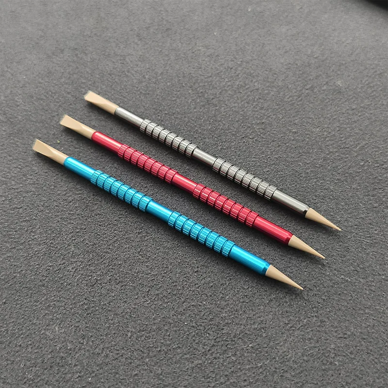 PEEK Stick with Auxiliary Movement Core Clamp Watch Dial Cleaning Pen Watchmaker Watch Repair Tool Watch Movement Aid Tool