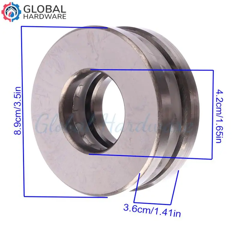 Mini Axial Ball Flat Washers Thrust Bearing 51408 Compatible with Diverse Vehicle Models, Optimizes Thrust Load Handling Durable