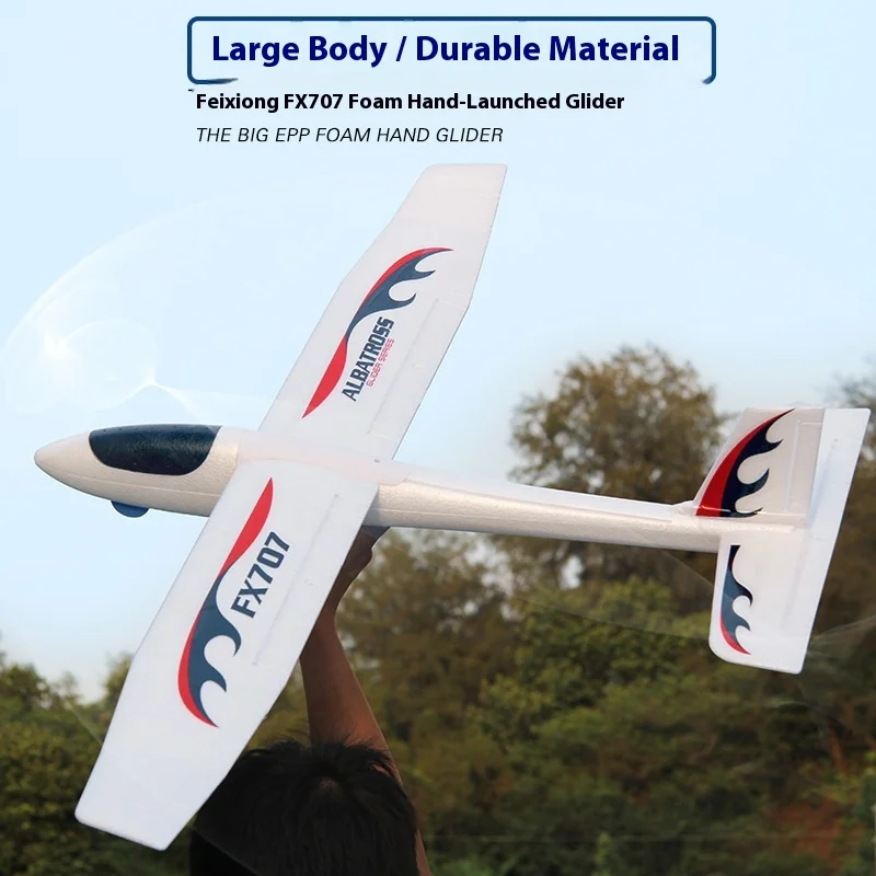Beastbear fx707s tamanho grande espuma avião modelo montagem asa fixa brinquedo de controle remoto simulação avião modelo voador