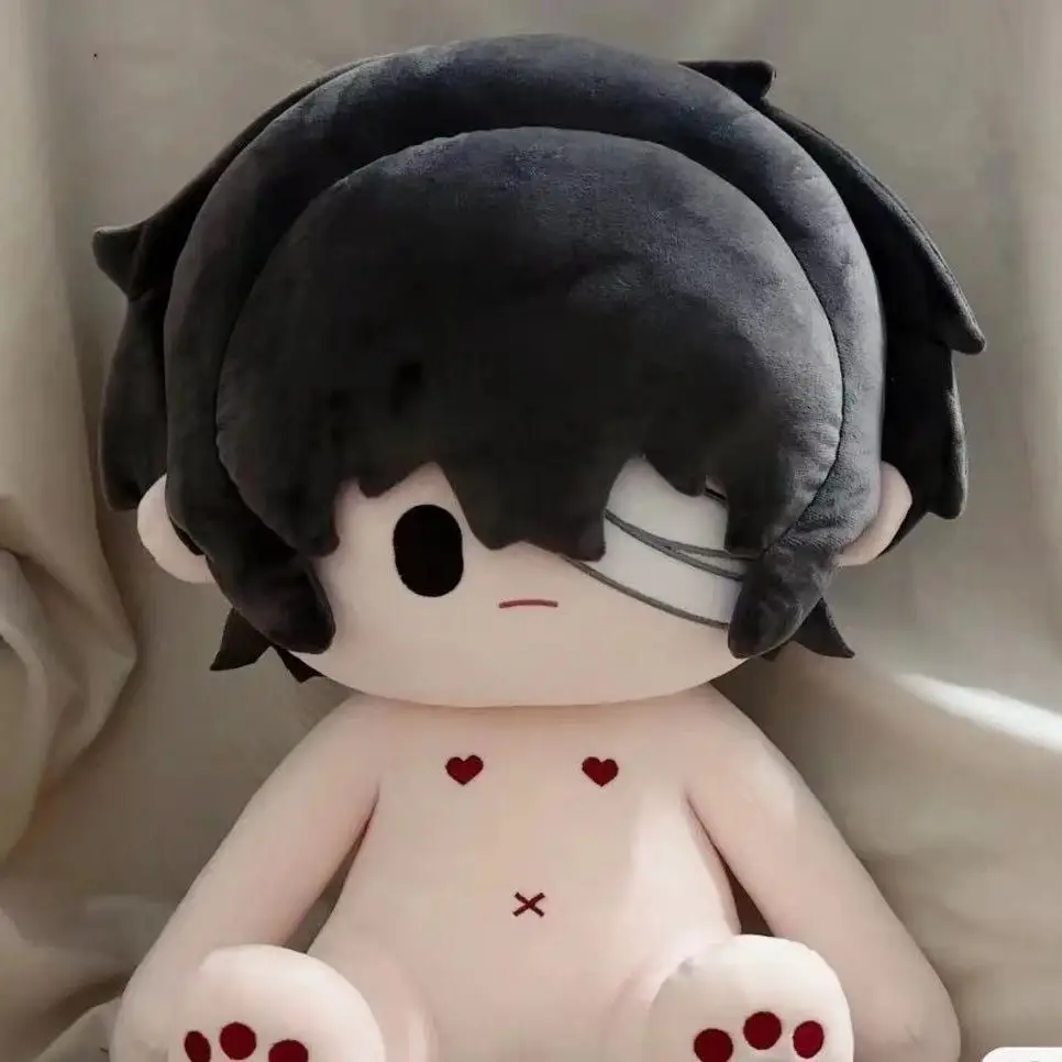 

40CM Dazai Osamu Cute Sitting Posture Plush Doll Body Dress Up Cotton Plushie Pillow Cosplay Game Toys Gift