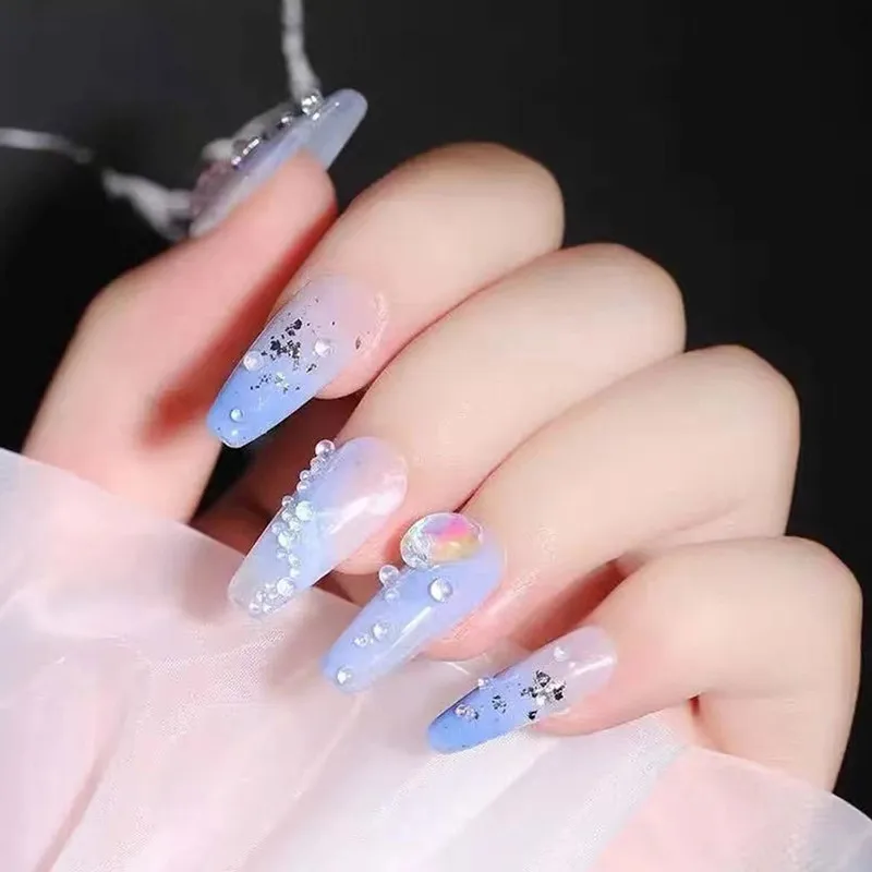 50g Mini Bubble Ball Caviar Beads Bottom Colorful Pink Crystal Glass Beads For DIY UV Resin Filling 3D Nail Art Decorations