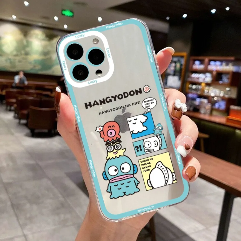 S-Sanrio H-Hangyodon Phone Case For IPhone 11,12,13,14,15,15 Pro,13 Promax,14 Plus,15 Mini,16,16plus,16promax