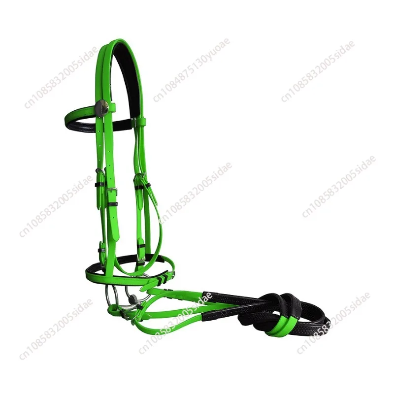 Halters PVC Sturdy Horse Head Collar Halter  Bridle Fashion Equestrian Equipment