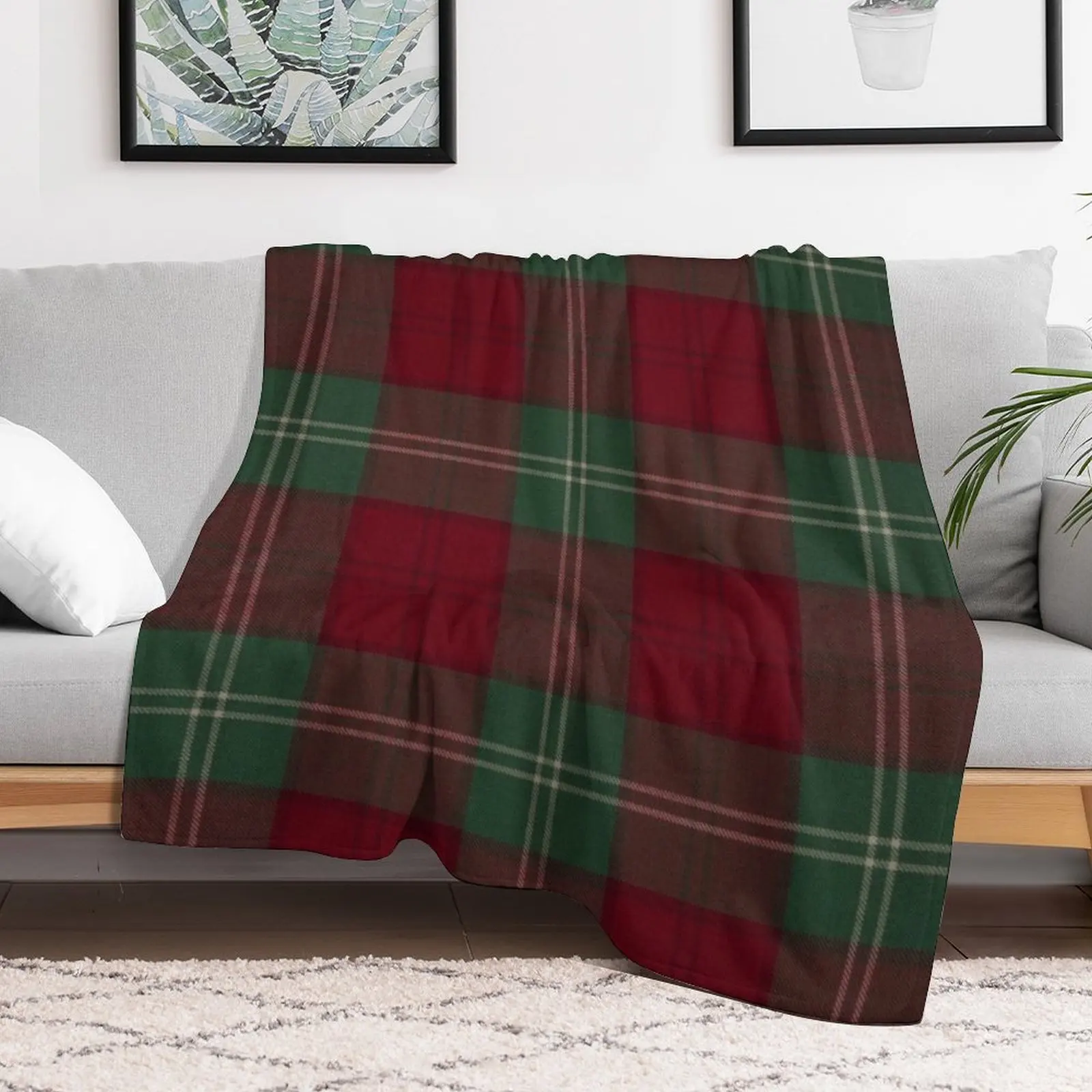 Lennox Scottish Tartan Throw Blanket Bed Blankets For Sofas Blankets