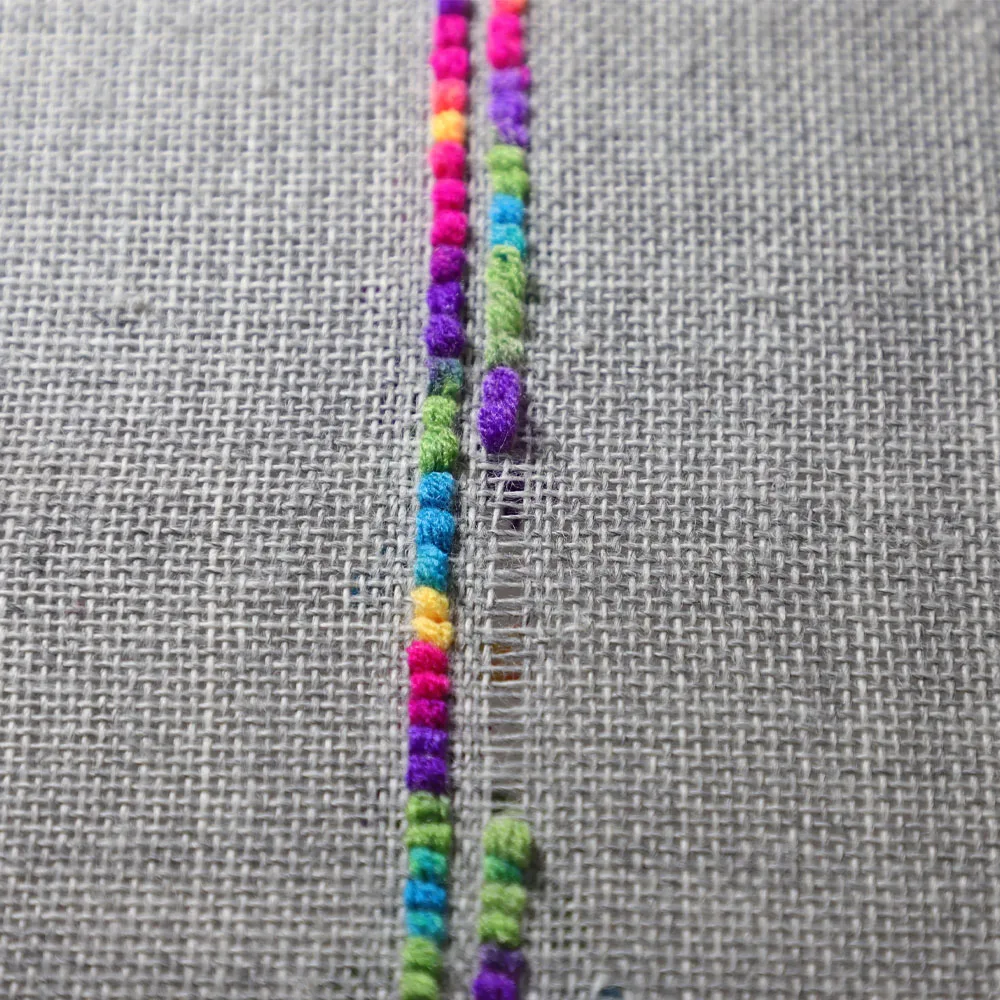 رمادي أبيض خط القماش تلمم القماش دعم النسيج DIY بها بنفسك السجاد ملحق الخياطة لكمة فو نسيج الكتان ل تلمم بندقية #6