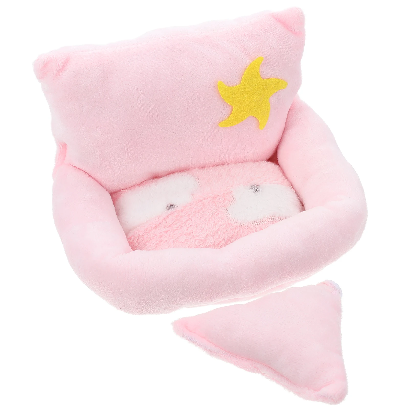 

Pet Cotton Nest Warm Bed for Hamsters Guinea Pig Hideout Small Pet Winter House Cozy Beds Area Comfortable