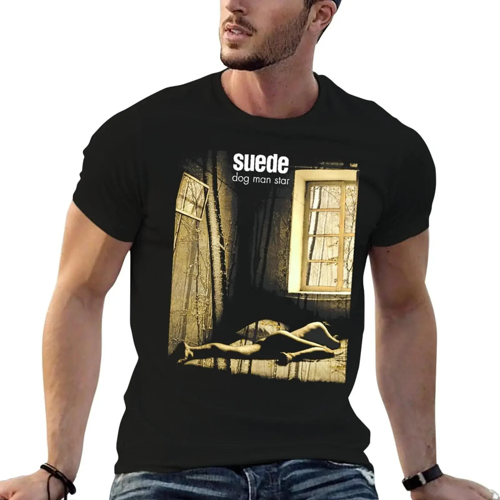 SUEDE DOG MAN STAR 1994 album cover T-Shirt quick-drying graphic shirts rapper graphic tees new edition t shirt men