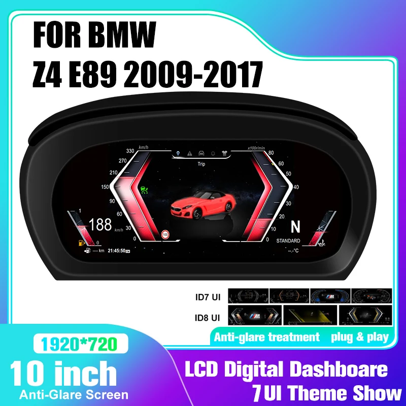 

Кластер цифровой для BMW Z4 E89 2009-2017 приборная панель серии z4 автомобильный спидометр ЖК-дисплей приборная панель инструмент