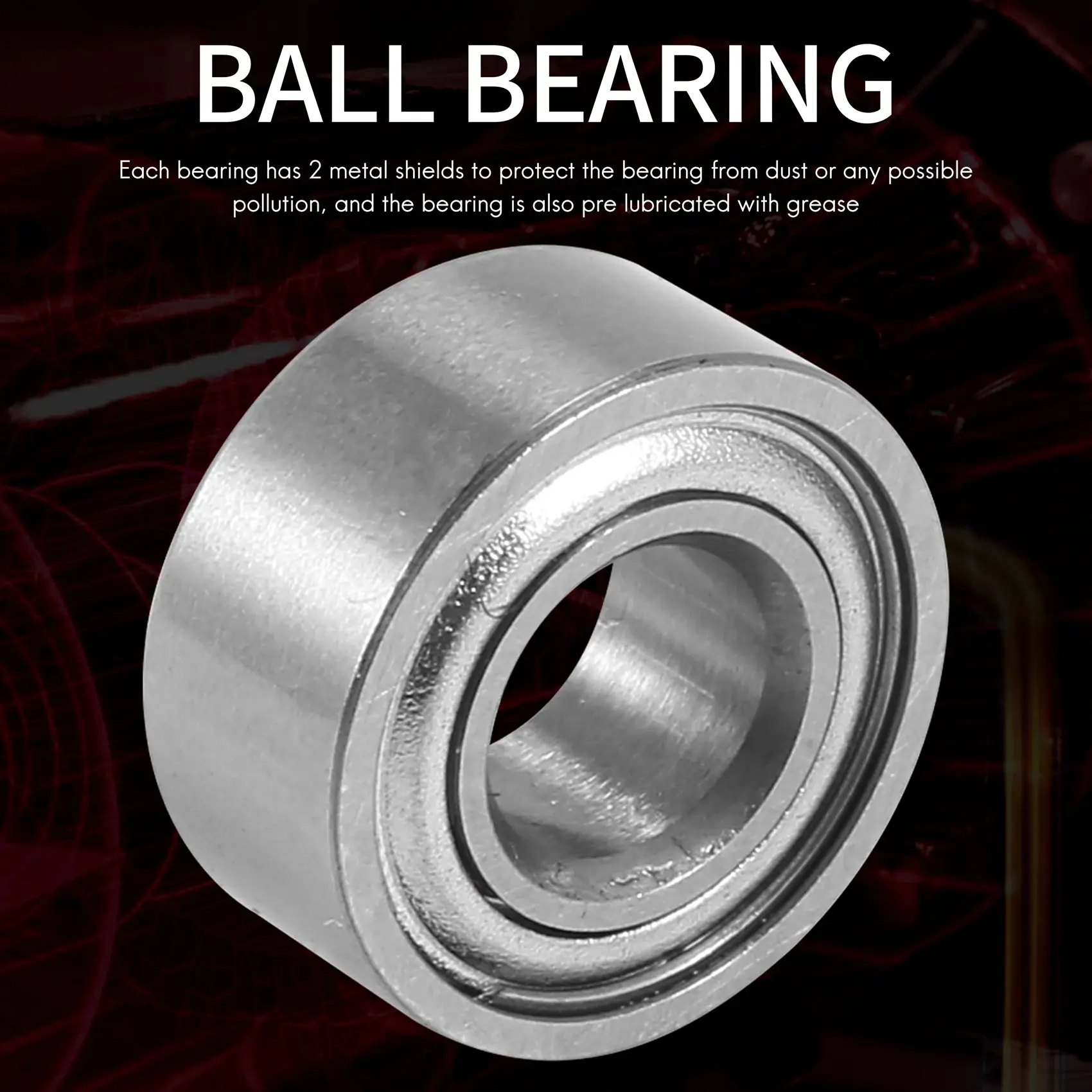 -NEW 684ZZ Bearing 4x9x4 mm ABEC-5 (10PCS) Miniature 684 Z ZZ Ball Bearings 684-2Z