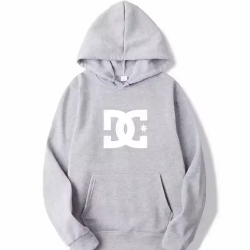 سترة بغطاء للرأس بأكمام طويلة للرجال والنساء على الموضة وبسيطة في الشارع لخريف وشتاء نمط صالة الألعاب الرياضية الكبيرة #3