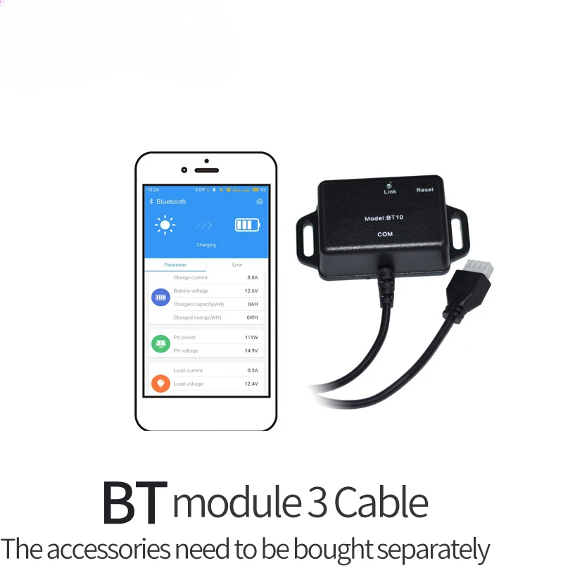 45A BOOSTER MPPT 45A DC to DC 60A DC-DC Charger and MPPT Controller for Motorhome Camper Boat APP 12V Battery to Battery charger