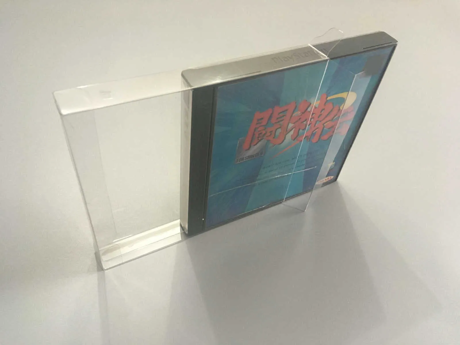 PET Transparent Box For PS1 Single Disc Thick Version Exclusive Box Clear Display Case Collect Storage Shell Collection Box