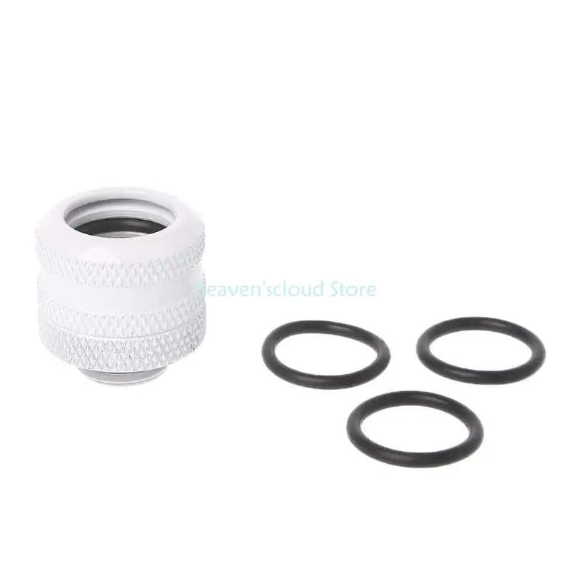 Y88B 1- 팩 G1/4 "빠른 조임 하드 튜브 압축 피팅 PC 물 상쾌한 커넥터 10x14mm