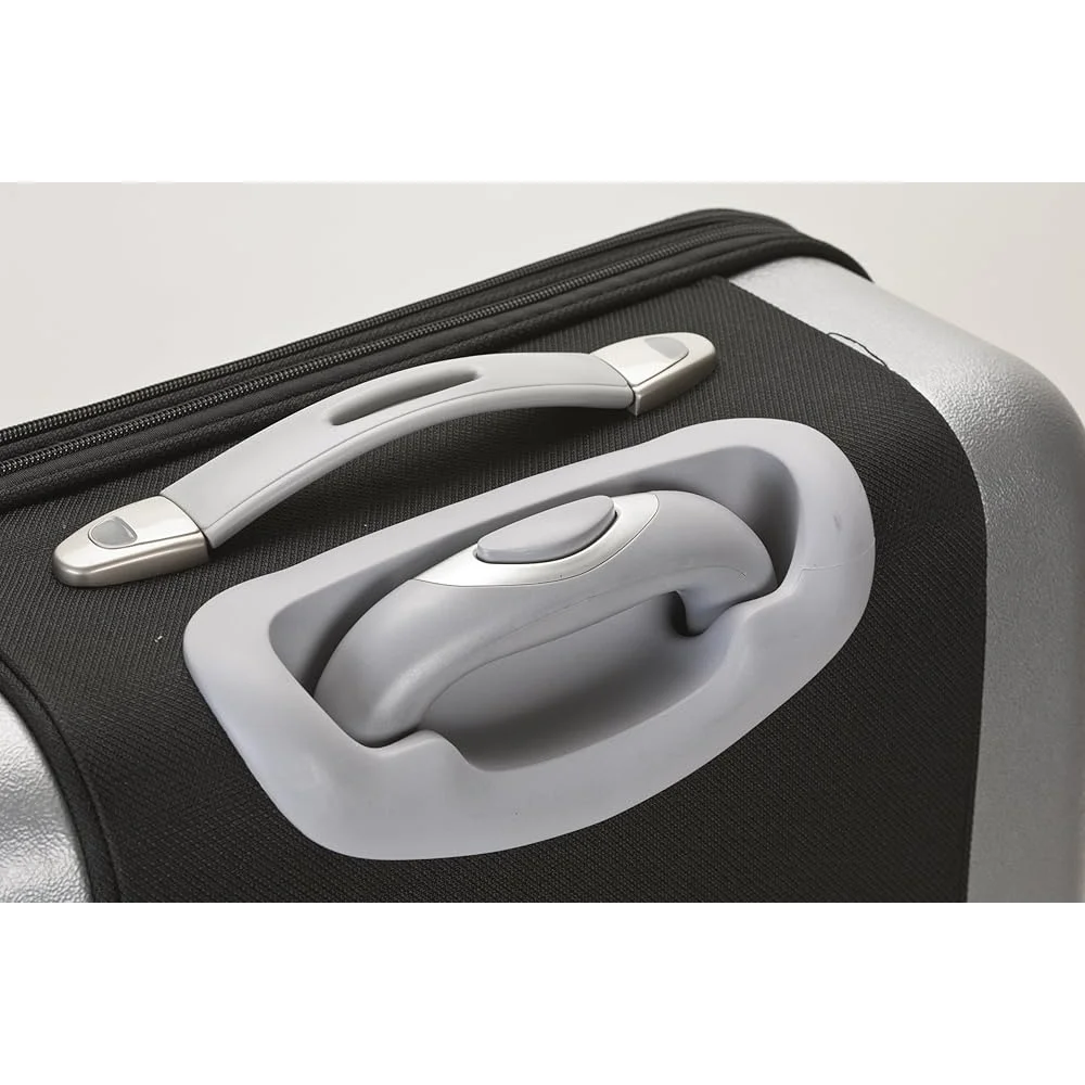 3-Piece Lightweight Luggage Set Hybrid Spinner Suitcase Durable Multi-Directional Wheels Telescoping Handle Travel Gear Carry-on