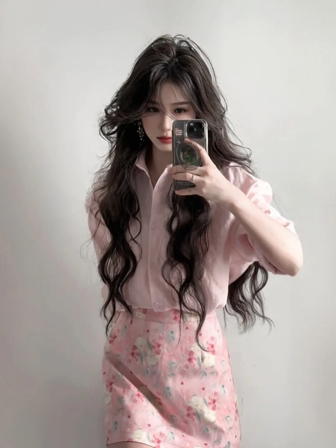 

Floral Print Shirt And Skirt Two-Piece Set Comfortable Breathable Summer Fashion Women's Clothing Ensemble Age-Defying