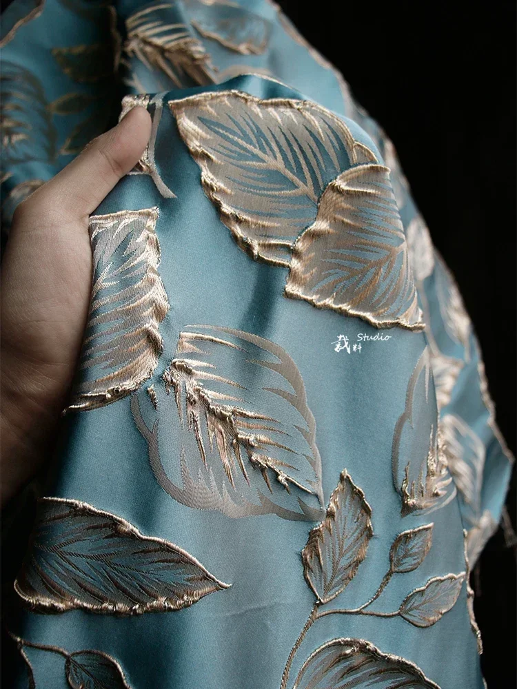 

Jacquard Fabric Pure Polyester Material Sofa Curtain Clothing Designer Diy Sew By The Meter Apparel Sewing Cloth