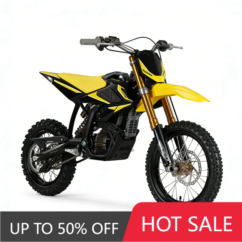 Moto tout-terrain électrique TTY TTY, VTT haute performance tout-terrain, batterie lithium silencieuse et écologique