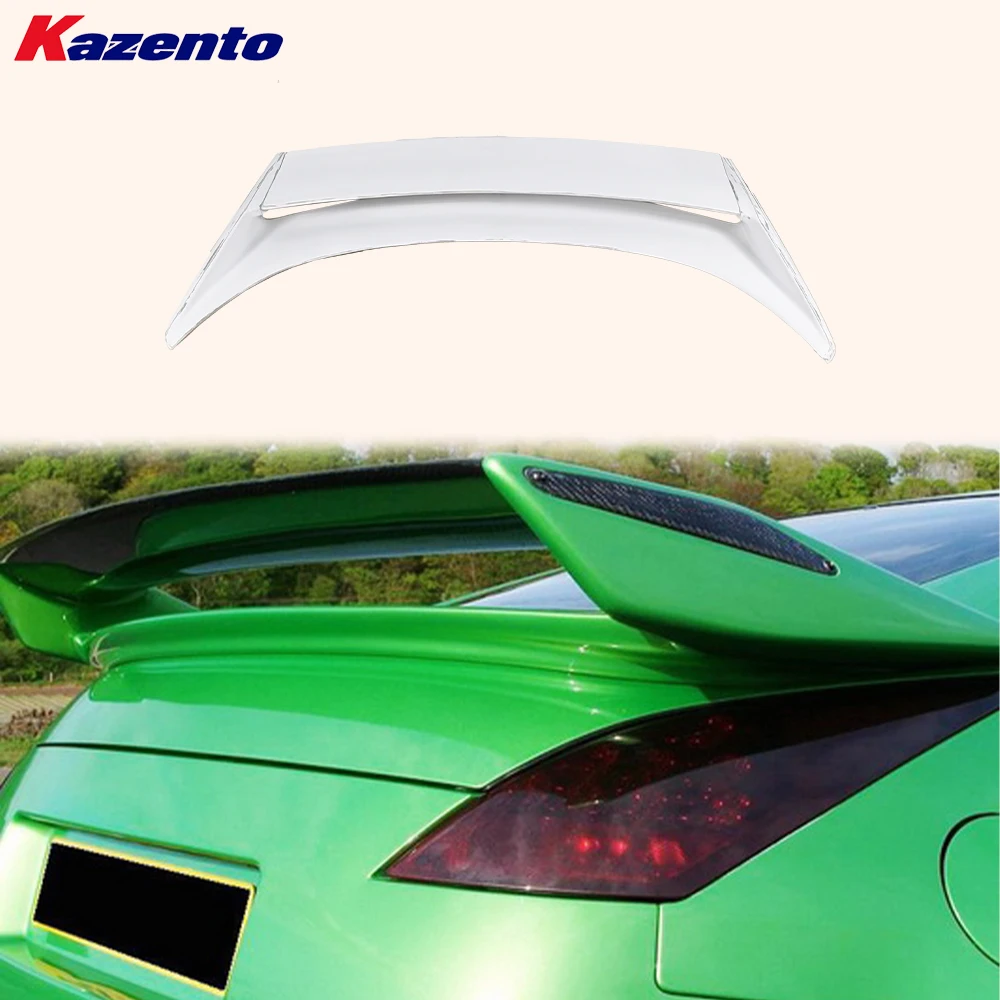 

For Nissan Fairlady Z 350Z Z33 NIS2 Fiberglass Unpaint Rear Trunk Spoiler Wing