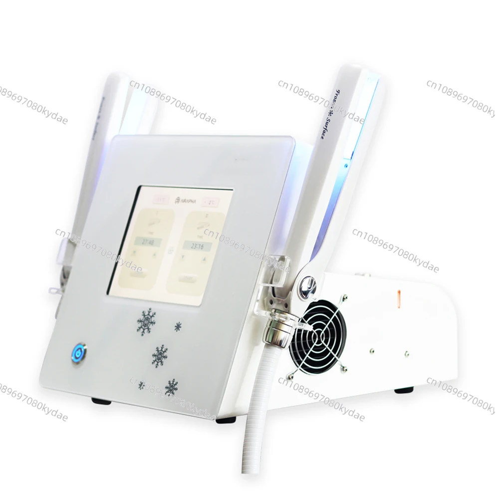 For Ice Cool Frozen Hair Care Cold Cryotherapy Treatment Flat Iron Beauty Machine with Screen