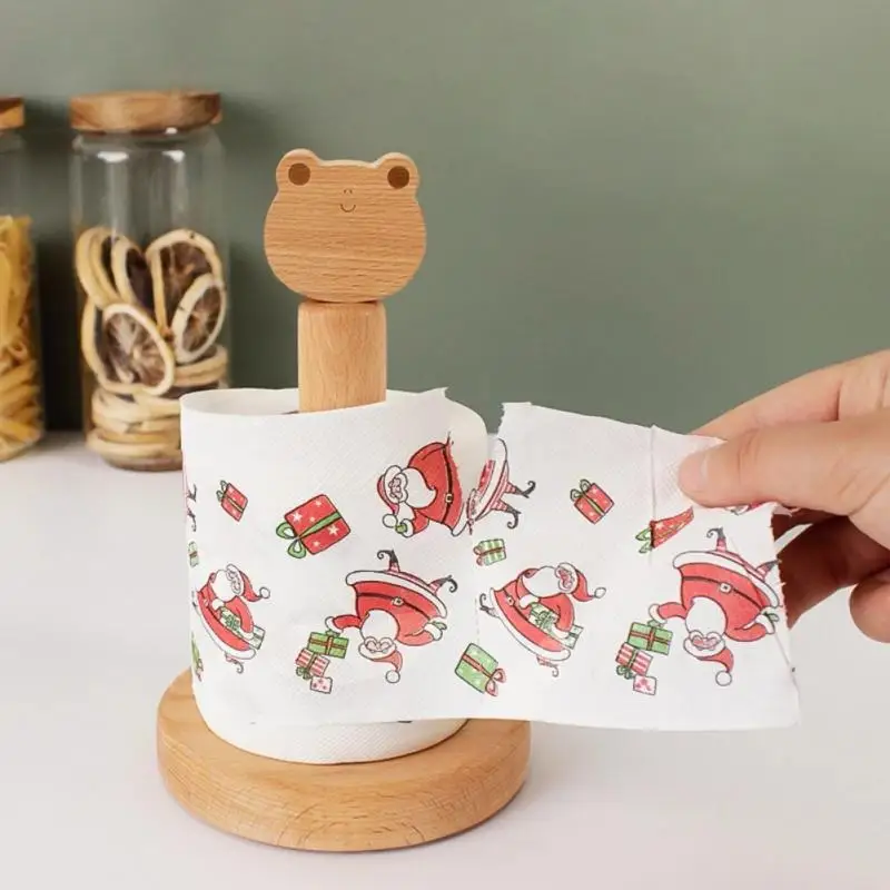 Christmas Toilet Roll Paper Home Santa Claus Bath Toilet Roll Paper Christmas Supplies Xmas Tissue Roll Home New Year Decoration