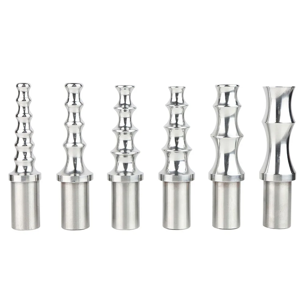 Durston 6 Pcs Concave Forming Mandrels Set Professiona 25mm Fit for Multi Anvil for Metal Shaping and Jewelry Making