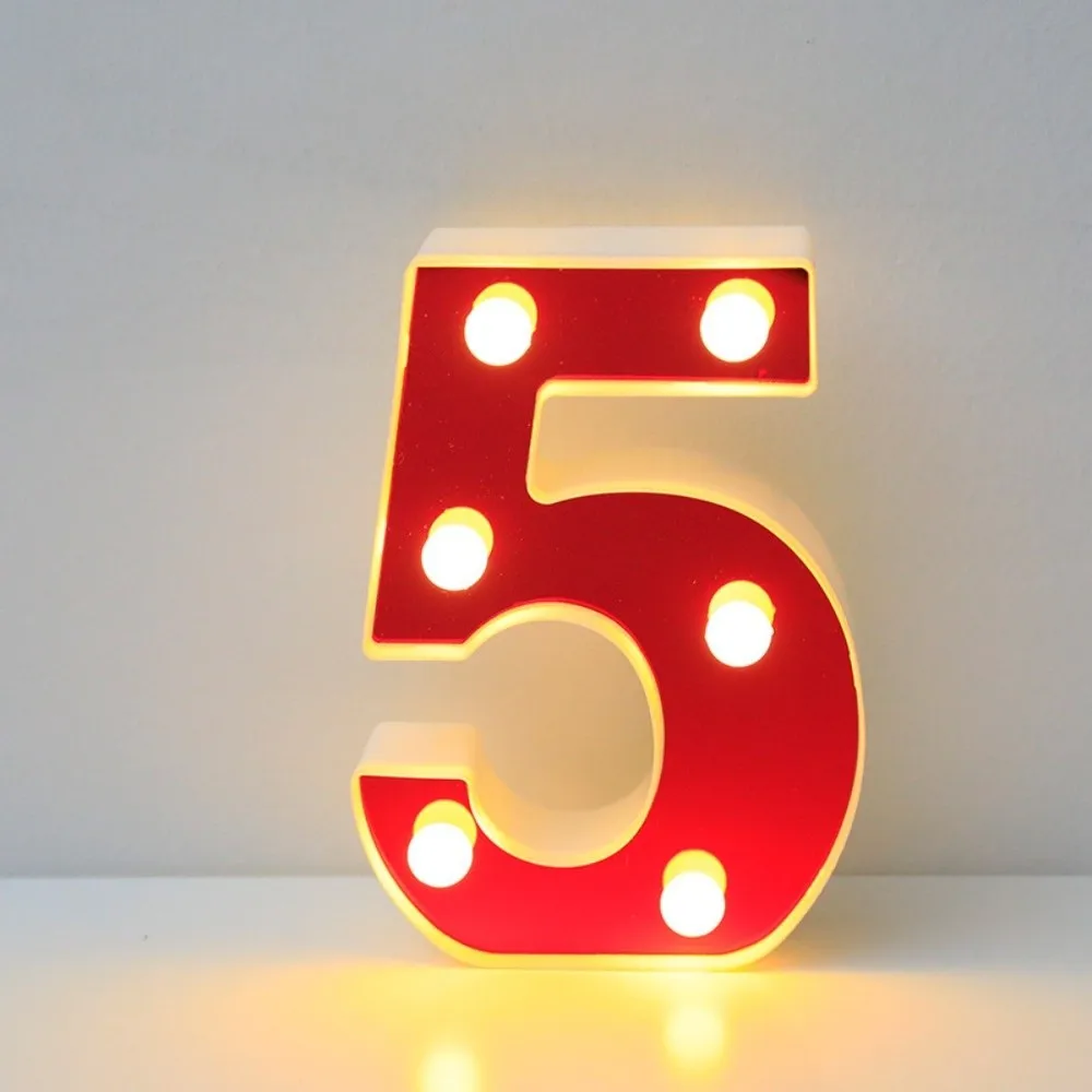 

16cm Size LED Light Letters 26 English Letters Luminous Design Alphabet Lamp Red White Color LED Light English Alphabet Letters