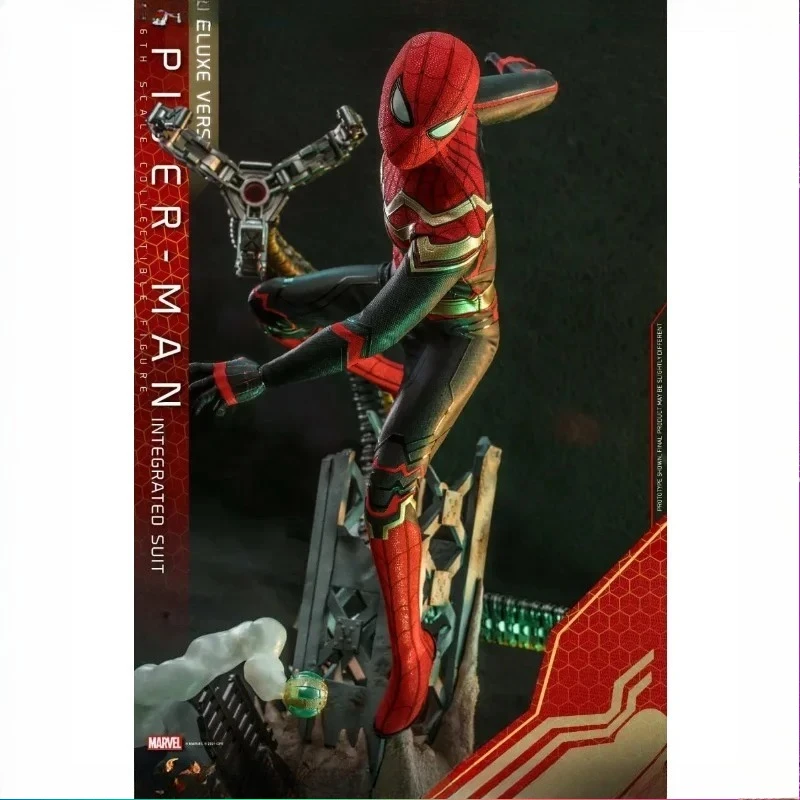 HotToys Original 1/6【MMS623/624 Spider Man Fusion Suit】——Heroes Have No Return Series Popular Toy Gift Ecommended By Multiple