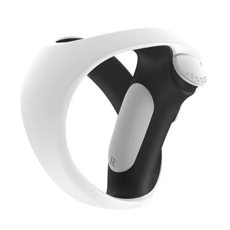 แผ่นรองปุ่มป้องกันซิลิโคนตัวควบคุม RISE-VR ฝาครอบกันลื่นสำหรับ PS VR2 VR ฝาครอบป้องกันมือจับ2อัน