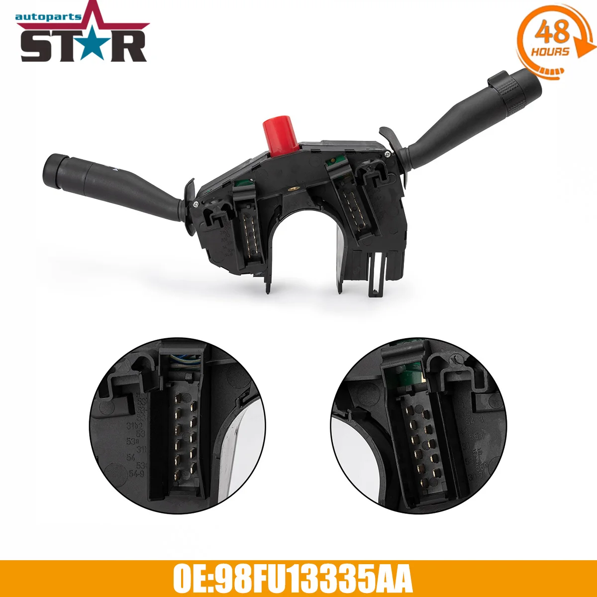 Interruptor de Palanca para Limpiaparabrisas y Direccionales 96FG13335AB 97FG13335AB para Ford Fiesta Hatchback Van 1.8 1998 1999 2000 2001 2002