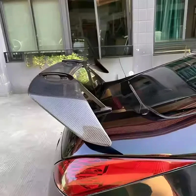 Exzellent Quality STI Style Real Carbon Fiber High Foot Rear Wing Fixed Spoiler Fits 350ZTop 3