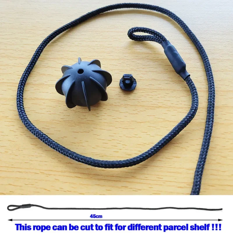 2X For VW Golf MK5 MK6 Rabbit R R32 R20 GTI Hatch Car Parcel Shelf String Cord Tonneau Cover Pivot Strap Holder 1K6863447A image 4