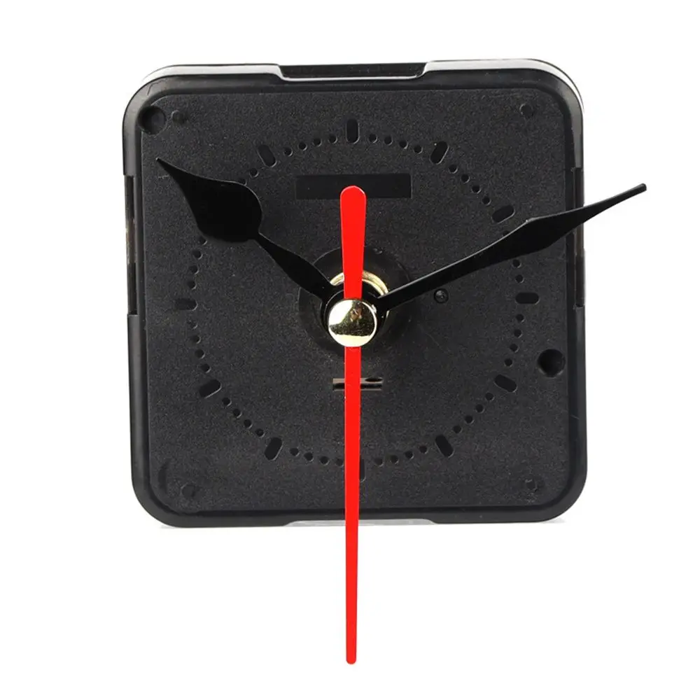 Classic Quartz Clock Movement Mechanism Black Metal Parts Repair DIY