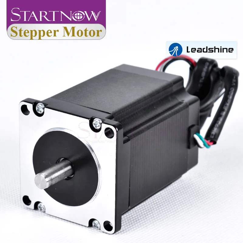 Motor paso a paso Startnow Leadshine 57HS22 2 fases 4 cables diámetro del eje 8mm longitud del eje 21mm para fresadora de grabado CNC