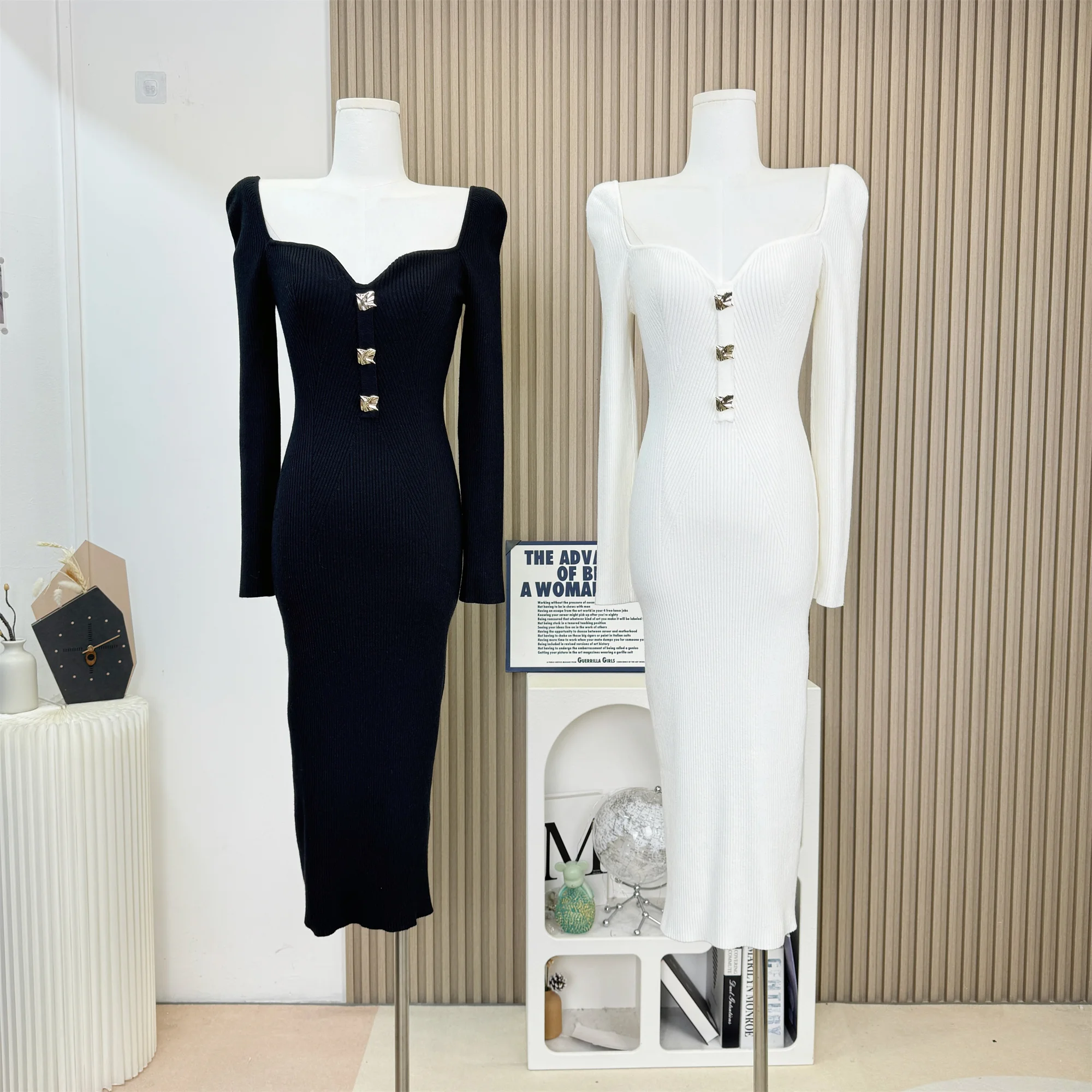 

Lin, летнее, ранняя осень, новое Ele Pure Desire, сексуальное вязаное облегающее платье для похудения, женское модное повседневное платье