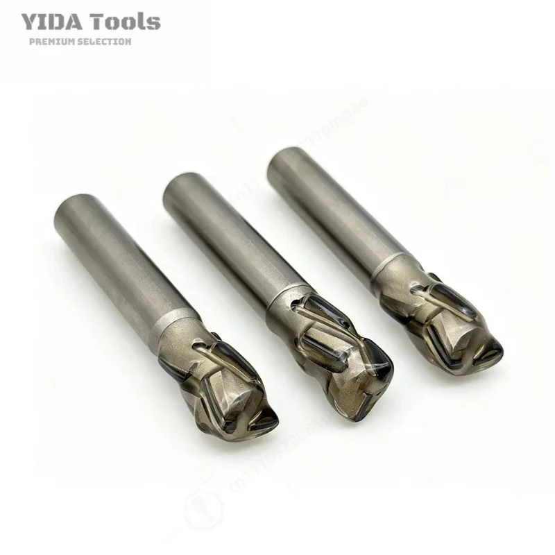 YIDA PCD Corn End Mill, CNC Diamond Spiral Cutter, Wood Grooving Bit for Particleboard, MDF & Chipboard