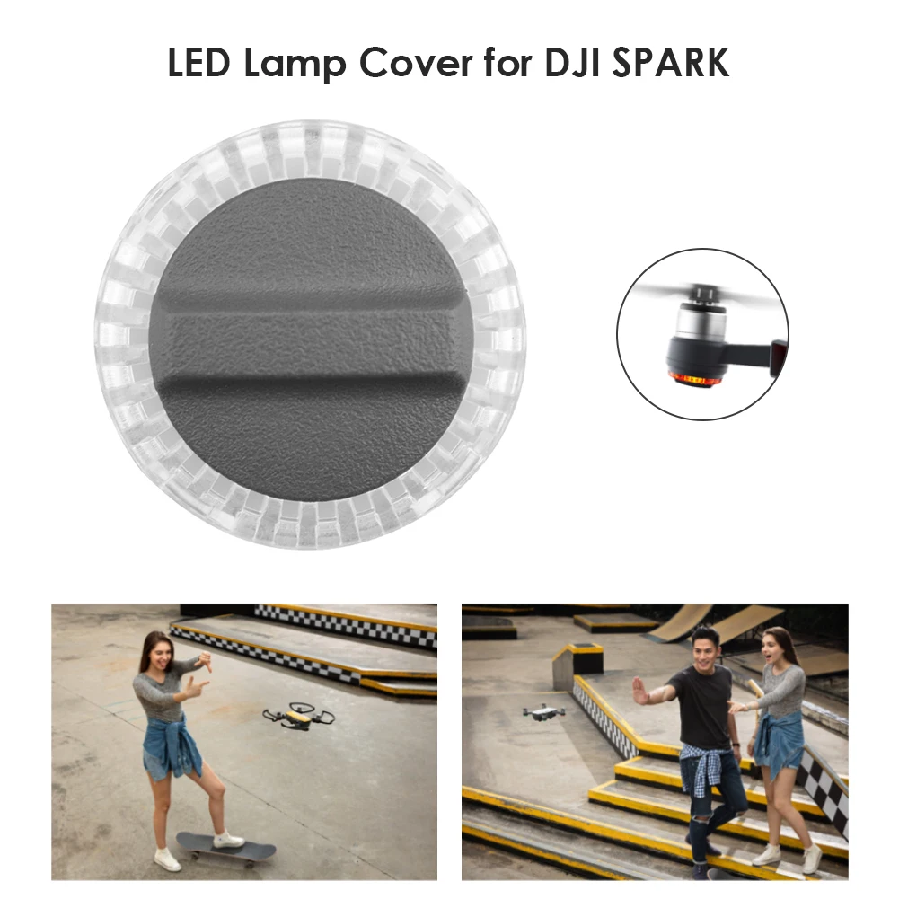 Mini Accessories Good Quality Originali for DJI Spark Component Lamp Shell RC Drone Replacement Repair Part LED Cover