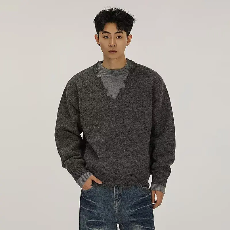 

Осень-зима, облегающий цветной трикотаж Pure Desire Sle, свитер с базовым слоем, эластичный длинный свеч Busin, повседневный топ M