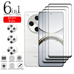 6-in-1 For OPPO Find X8 Pro Glass Mi 15 Pro Tempered Glass 9H Full Cover Glue Curved Screen Protector Xiaomi 15 Pro Lens Glass
