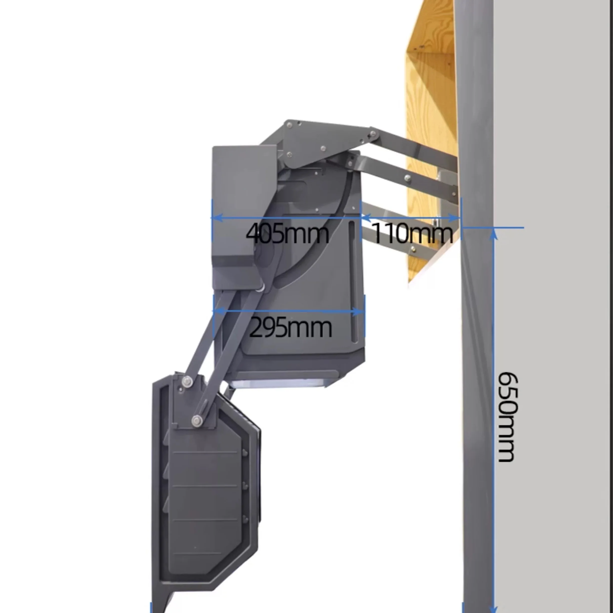 long service life storage drop-down basket double drop-down basket kitchen cabinet accessories
