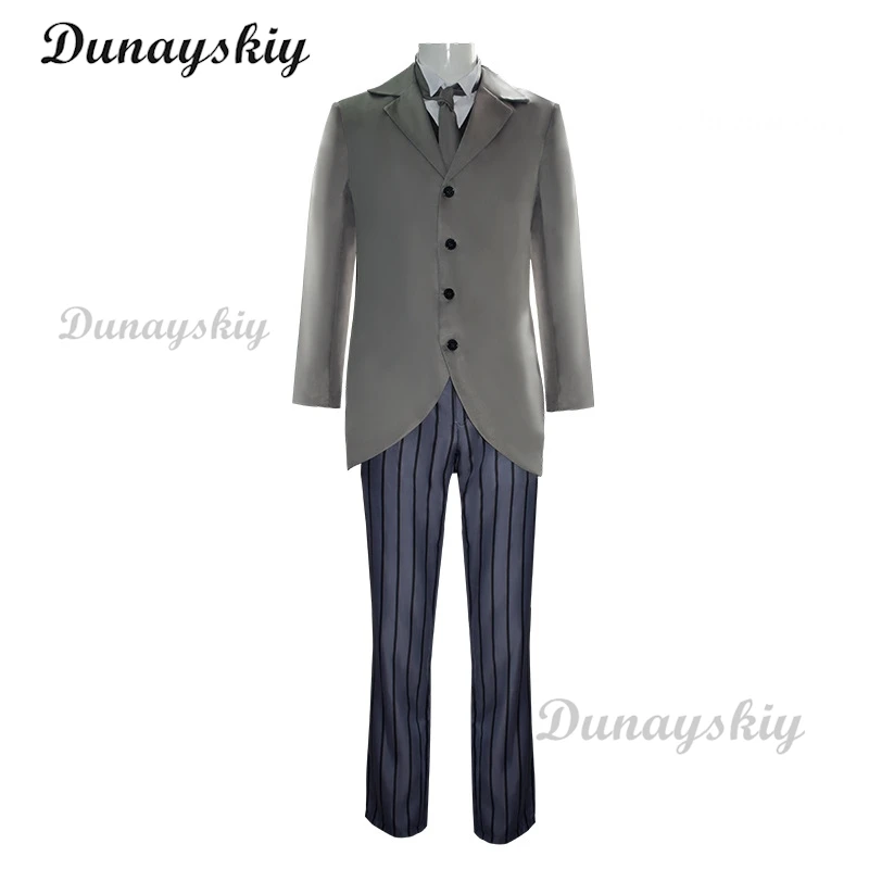 Victor Van Dort Cosplay Anime Corpse Bride Costume Uniform Coat Vest Pants Suits Halloween Carnival Party Outfit for Men