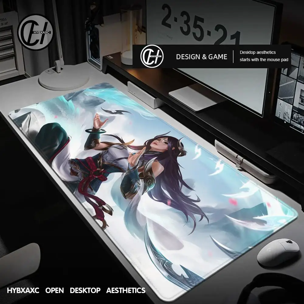HD League of Legends Irelia Коврик для мыши с персонажем аниме, офисная игра, конкурентный коврик для клавиатуры