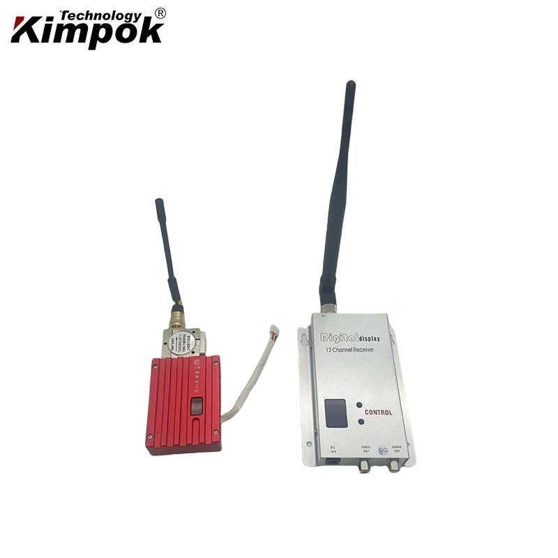 1.2Ghz 8W Digital Transmission Wireless Video Transmitter Receiver 1.2G FPV VTX for Drone