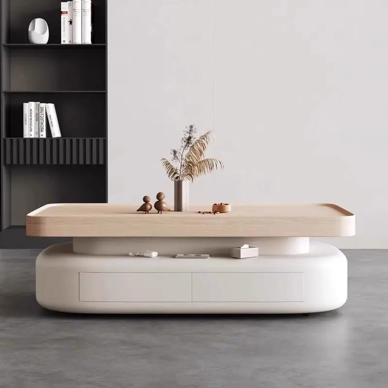 Minimalist Nordic Coffee Table Cute Storage Simple Photo Album Coffee Table Space Saving Unique Couchtisch Postmodern Furniture