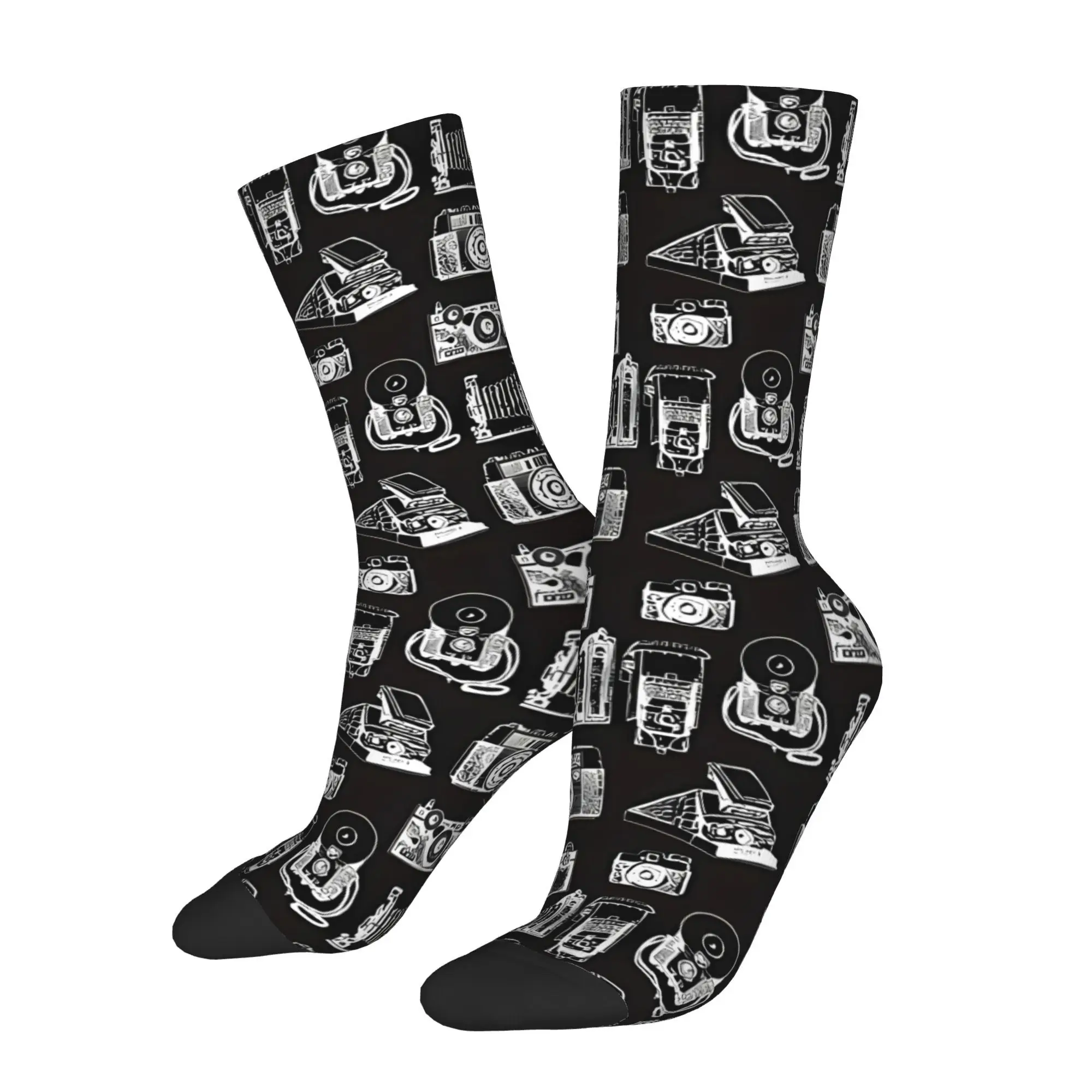 

Camera Collection Negative Sock Printed Man Polyester Fashion