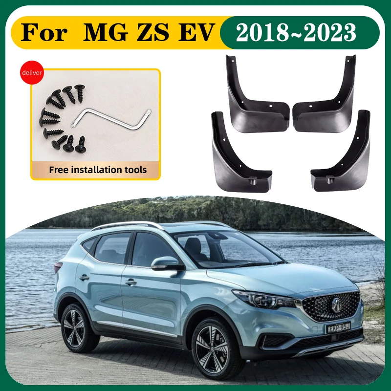 

4 PCS Car Mudguards For MG ZS EV Accessories 2023 MGZS ZS11 2018~2023 Car Mud Flaps Splash Guard Front Rear Fenders Accessories