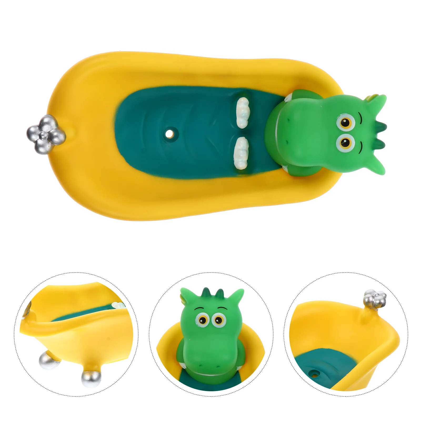 

1 pc Dinosaur Soap Box Cartoon Drain Holder Sponge Storage Case Waterproof Multipurpose Container Bathtub-Shaped