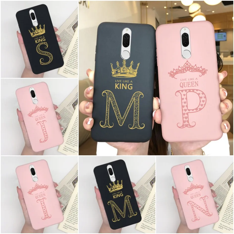 Phone Case For Huawei Nova 2i 3i Silicone Soft TPU Protective Back Cover 26 Letters Fashion Labels For Huawei Nova 2 i 3 i Funda