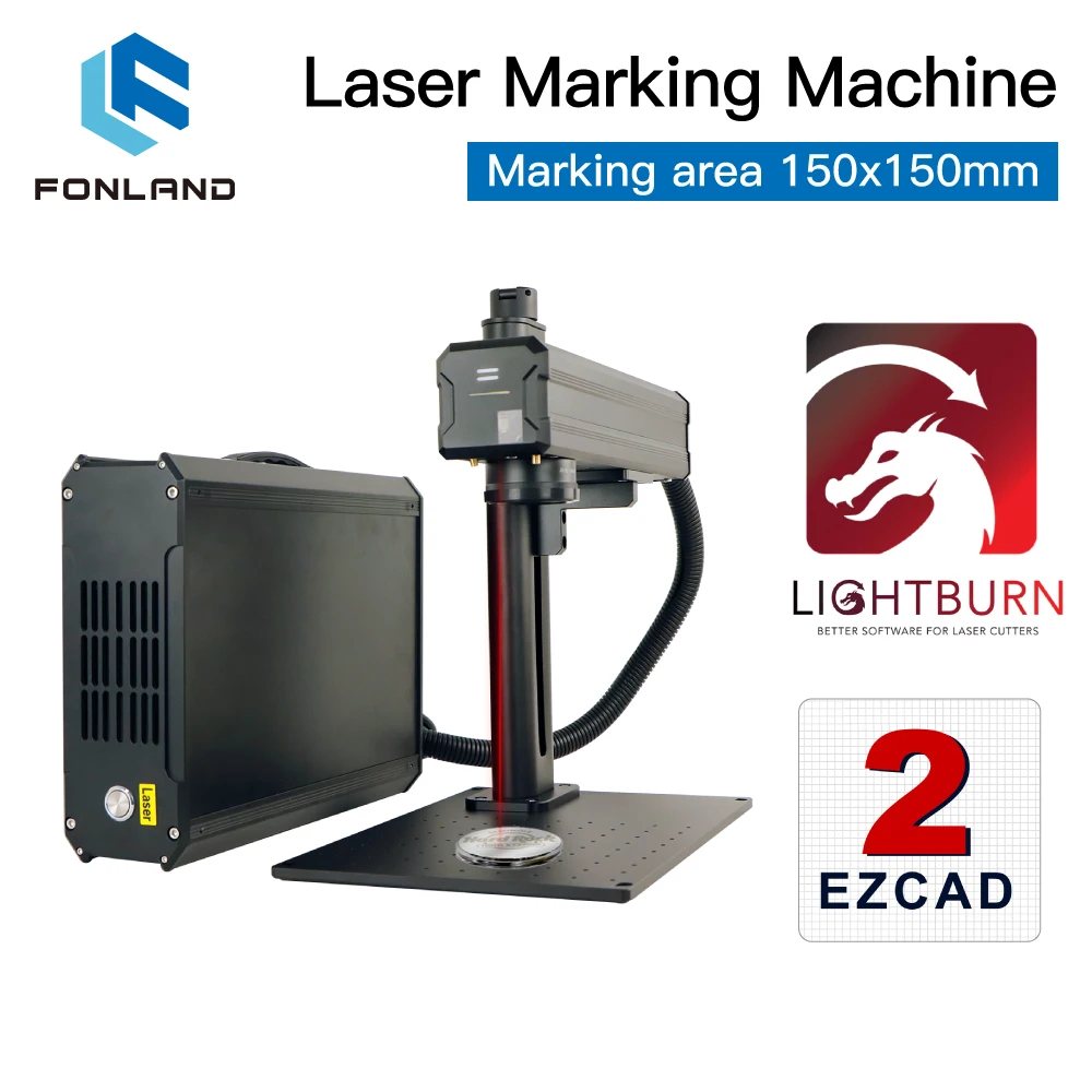 20W 30W S5 Pro Portable All-Aluminum Laser Marking Machine MAX customized laser Engrave All Metal Jewelry Leather Plastic